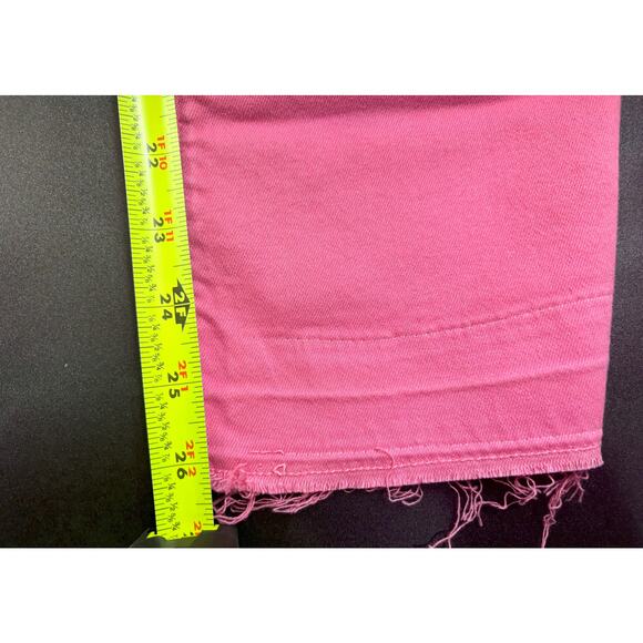 Zadig & Voltaire NWT Londa Denim Jeans Pink Size 26 Missing a button MSRP $278 - Picture 9 of 10